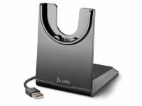 Poly Voyager 4300 and Focus 2 Charging Stand Wired - Bluetooth Headset - Charging Capability - USB Type A